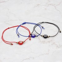 Adjustable Glass Evil Eye Bracelets [2 Variants]