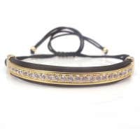 Micro Pave Half-Bangle Bracelet [11 Variants]