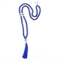 Lapis Lazuli Mala Beads with Tassel