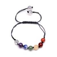 Adjustable Spiritual Chakra Crystal Unisex Bracelet