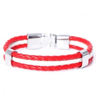 Support Canada Leather Bracelet