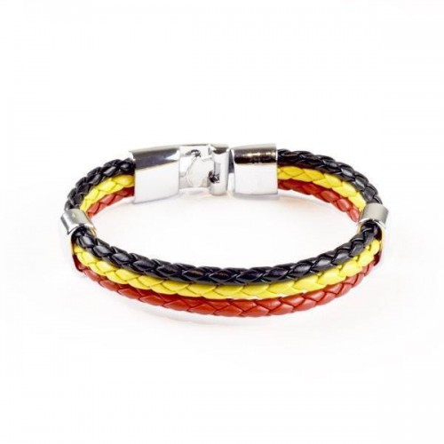 Support Belgium Leather Unisex Bracelet