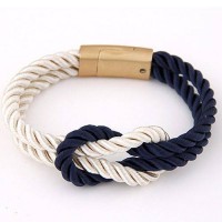 Braided Rope Chain with Clasp Unisex Bracelet [6 Variants]