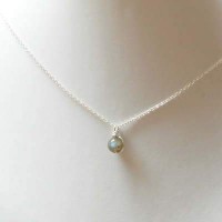 Organic Moonstone Sterling Silver Necklace [5 Variants]