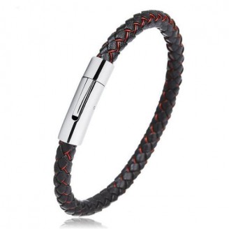 Support China Braided Leather Flag Bracelet [3 Variations]