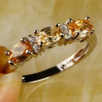 Bejeweled Morganite Ring