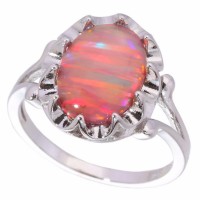 Vintage Fire Opal Ring