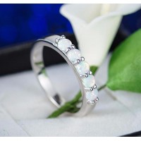Classic Angel Opal Gemstone Ring [3 Variants]