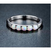 Classic Angel Opal Gemstone Ring [3 Variants]