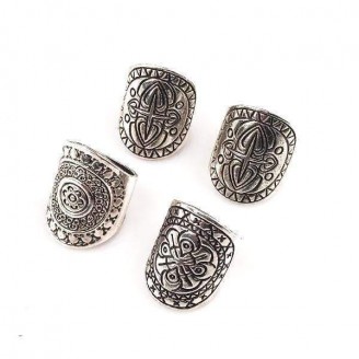 Medieval Boho Ring Set [4 Rings]