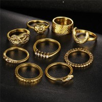 Antique Turkish Boho Rings Place [9 Rings] [Two Variants]