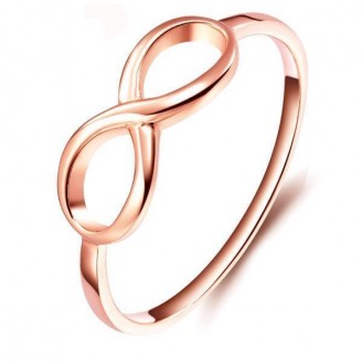 Rose Gold Infinity Knot Ring