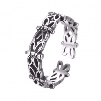Butterfly Collection Silver Toe Ring