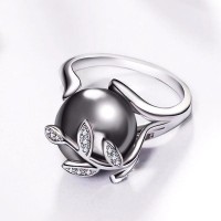 Au Naturel Gray Pearl Ring