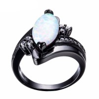 Pastel Opal Wedding Ring