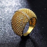 Netted White Gold Ring [2 Colors]