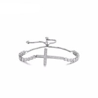 Crystal Cross String Bracelet [2 Variants]