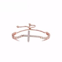 Crystal Cross String Bracelet [2 Variants]