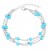 Turquoise Beads Silver
