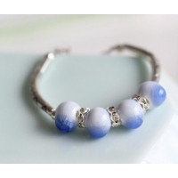 Handmade Cracked Ceramic Beads Bracelets [6 Variants]