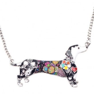 Devoted Dachshund Oil Dog Necklaces [6 Variants]