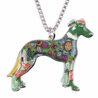Sturdy Greyhound Oil Dog Necklaces [6 Variants]