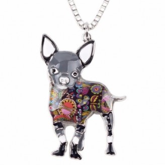 Cutie Chihuahua Oil Dog Necklaces [6 Variants]