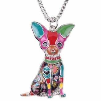 Lovely Little Chihuahua Oil Dog Necklaces [6 Variants]