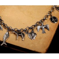 Cleopatra's Mythical Kingdom Silver Bracelet
