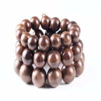 Straightforward Round Wood Prayer Beads