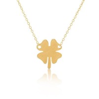 Lucky Four Leaf Clover Charm Necklace [2 Variants]