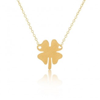Lucky Four Leaf Clover Charm Necklace [2 Variants]