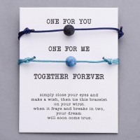 Couple Lucky Together Forever Wish Bracelet Set
