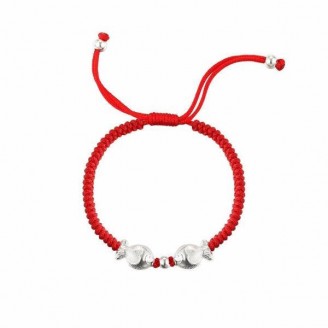Lucky Pisces Braided Red Rope Bracelet