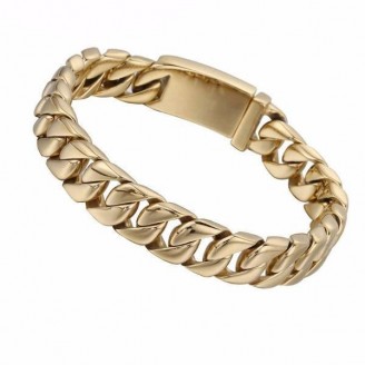 Curb Gold Chain Bracelet [2 Variants]