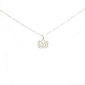 Silver Gold Inspiring Lotus Wish Necklace