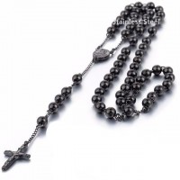 Jesus Christ Resurrection Rosary Cross Necklace [16 Variants]