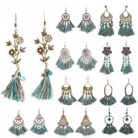 Extended Dangle Boho Tassel Earrings [18 Variants]