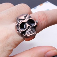 Classic Cool Skull Flip Quartz Watch Finger Ring [8 Variants]