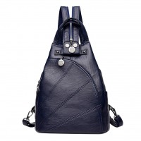 Retro Leather Sac a Dos Anti-theft Tailored Backpack