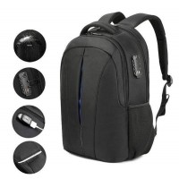 Travel-safe Anti-theft Weatherproof Leather Backpack