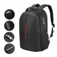 Travel-safe Anti-theft Weatherproof Leather Backpack