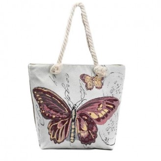 Ethnic Butterfly Tote Bags [2 Variants]