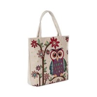 Owl Long Canvas Tote Bag [7 Variants]