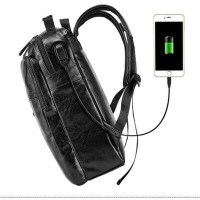 Leather Smart Backpack